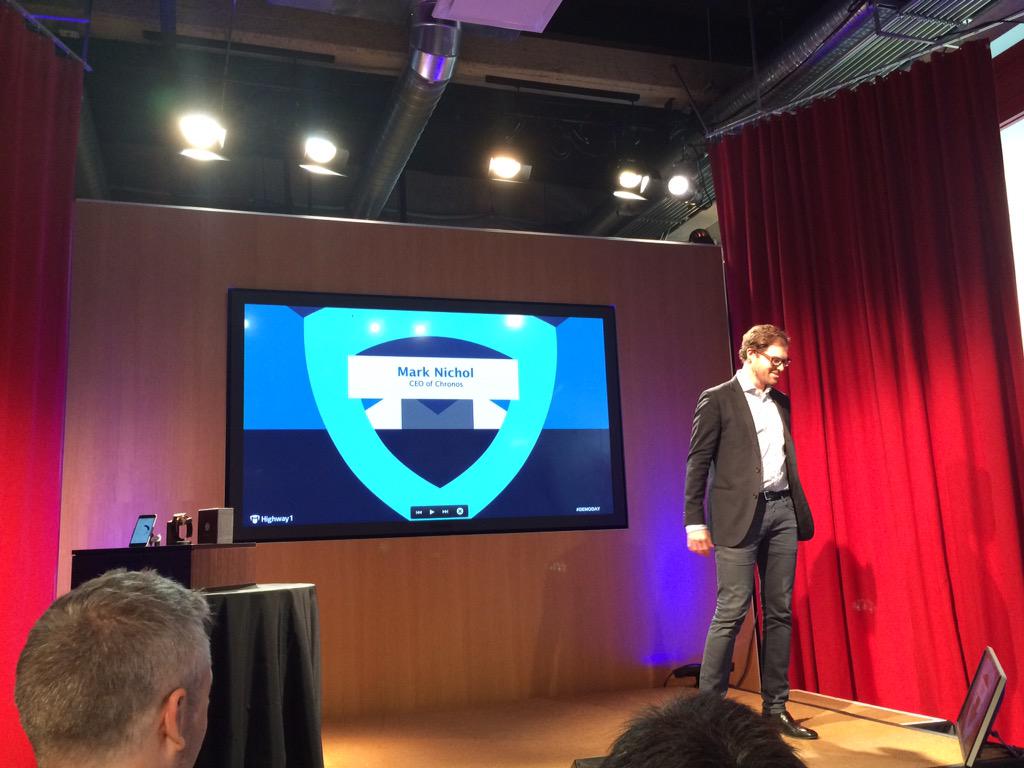 Duleesha's tweet photo. Chronos. Concert any watch into a smart watch. #demoday http://t.co/eb6Dxejdy0