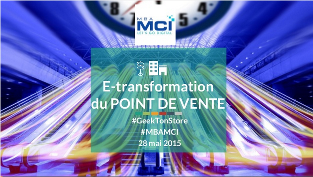 CeleniaPoirier's tweet photo. Publication de notre étude ! E-Transformation du PointDeVente #mbamci  http://t.co/qIfp7JvD4c #retail @ThomasHonnore http://t.co/VPrXfBhrNR