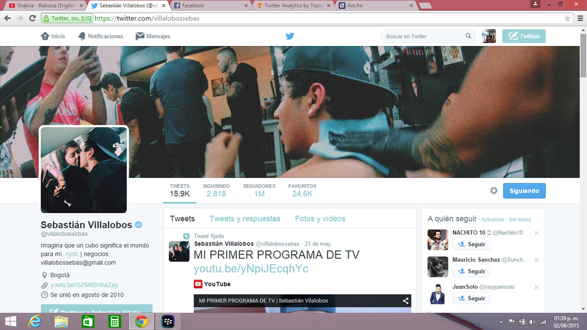 Dulce_Panque's tweet photo. NO MMS @villalobossebas  Ya somo un miilon ♥ en twitter ☺♥ #SebasA1M http://t.co/gGvtePc2PH