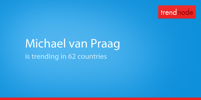 trendnodecom's tweet photo. Michael van Praag is now trending in 62 countries. Read more at http://t.co/vCSOEZZGn3 http://t.co/6QzkWBTfrT