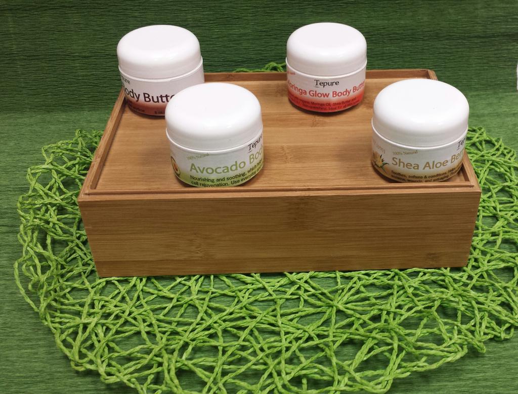 MuffettaNatural's tweet image. Our Mini Coconut, Shea Aloe Berry, Avocado and Moringa Glow Body Butters. Take wherever you go!