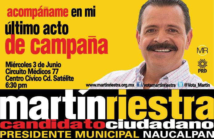 Vota_Martin's tweet photo. Acompáñame hoy en mi último evento de campaña en el Centro Cívico, Cd Satélite a las 6:30 pm ¡Te espero! #VotaMartin http://t.co/7lo5fmPkVg