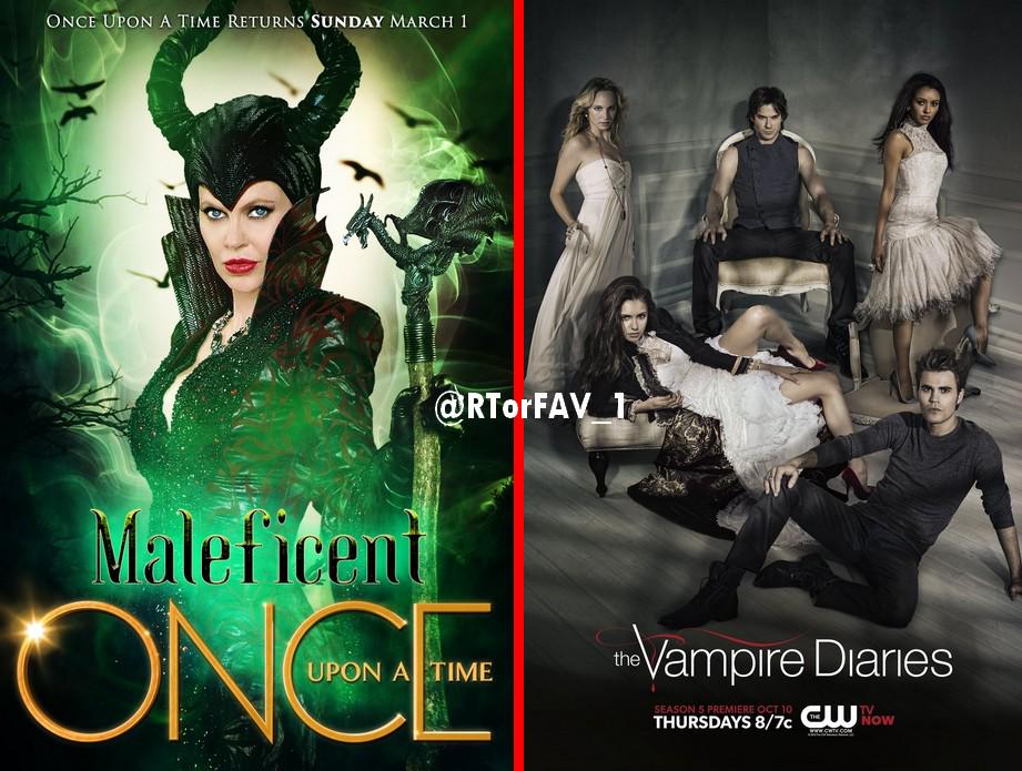 REQUESTED
RT for Once Upon a Time 
FAV for The Vampire Diaries