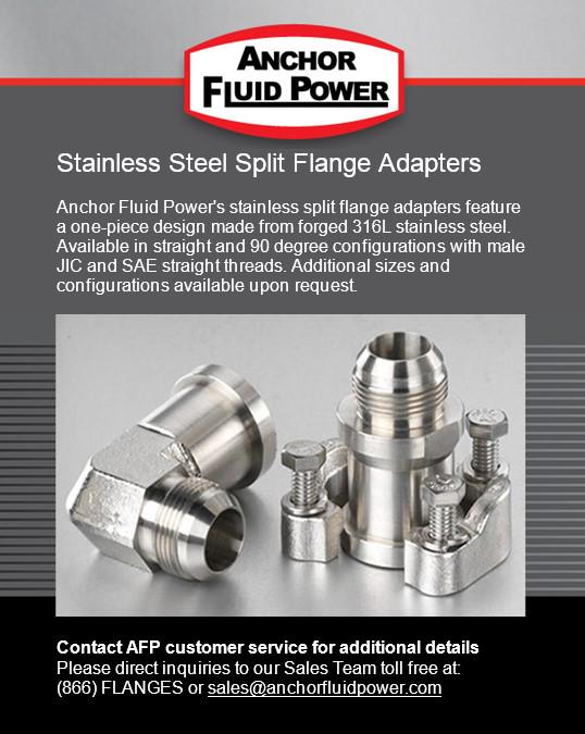 Check out <a href="/AnchorFP/">Anchor Fluid Power</a>'s Stainless Steel Split Flange Adapters