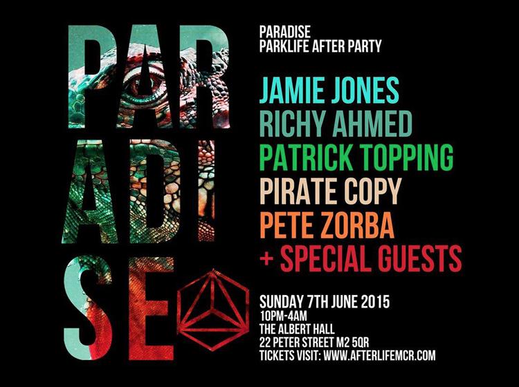 Parklifefest's tweet photo. Paradise after party looking large! 
Sunday after Parklife, Albert Hall.

Final tickets at http://t.co/h2P2YPazH6 http://t.co/CwcGLQcRYI