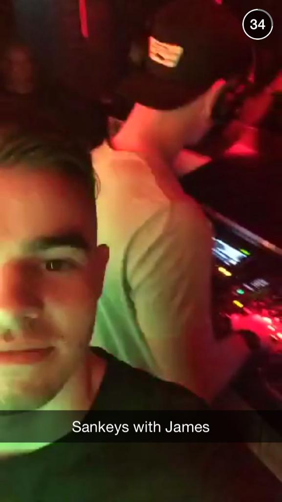 Shout out to @FullMoonSankeys making it on <a href="/Snapchat/">Snapchat</a> story! #ThanksJames