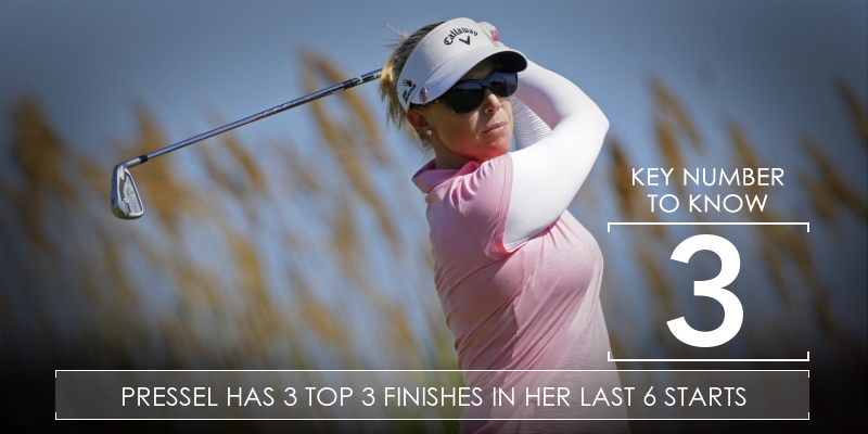 LPGA's tweet photo. #LPGAKeyNumberToKnow with @mpressel and the number 3 http://t.co/CQG5agENYM