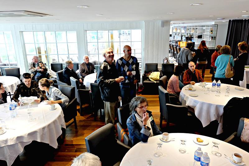 ParcoursdesArts's tweet photo. Notre Conférence de presse réussie chez notre porte parole Michel Barrette qui nous reçu avec sa grande générosité! http://t.co/Uh3c6tDXQM