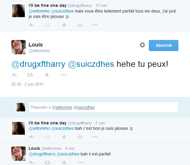 T0MLINFFORD's tweet photo. il existe 2 types de personnes sur terre @wiltommo & @suiczdhes les représentent très bien mdrrr #larrytwitter http://t.co/AA7N9LLjlF