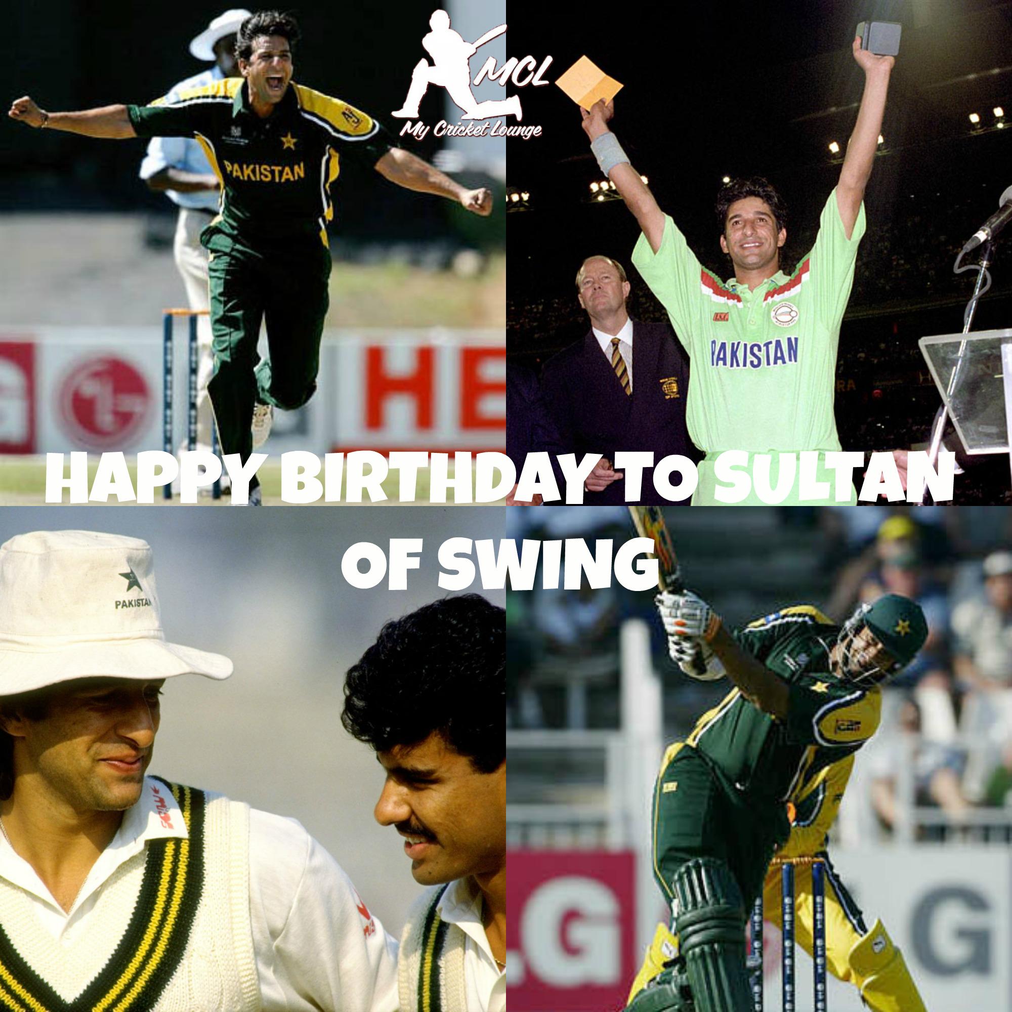 Happy Birthday Sultan of swing Wasim Akram 