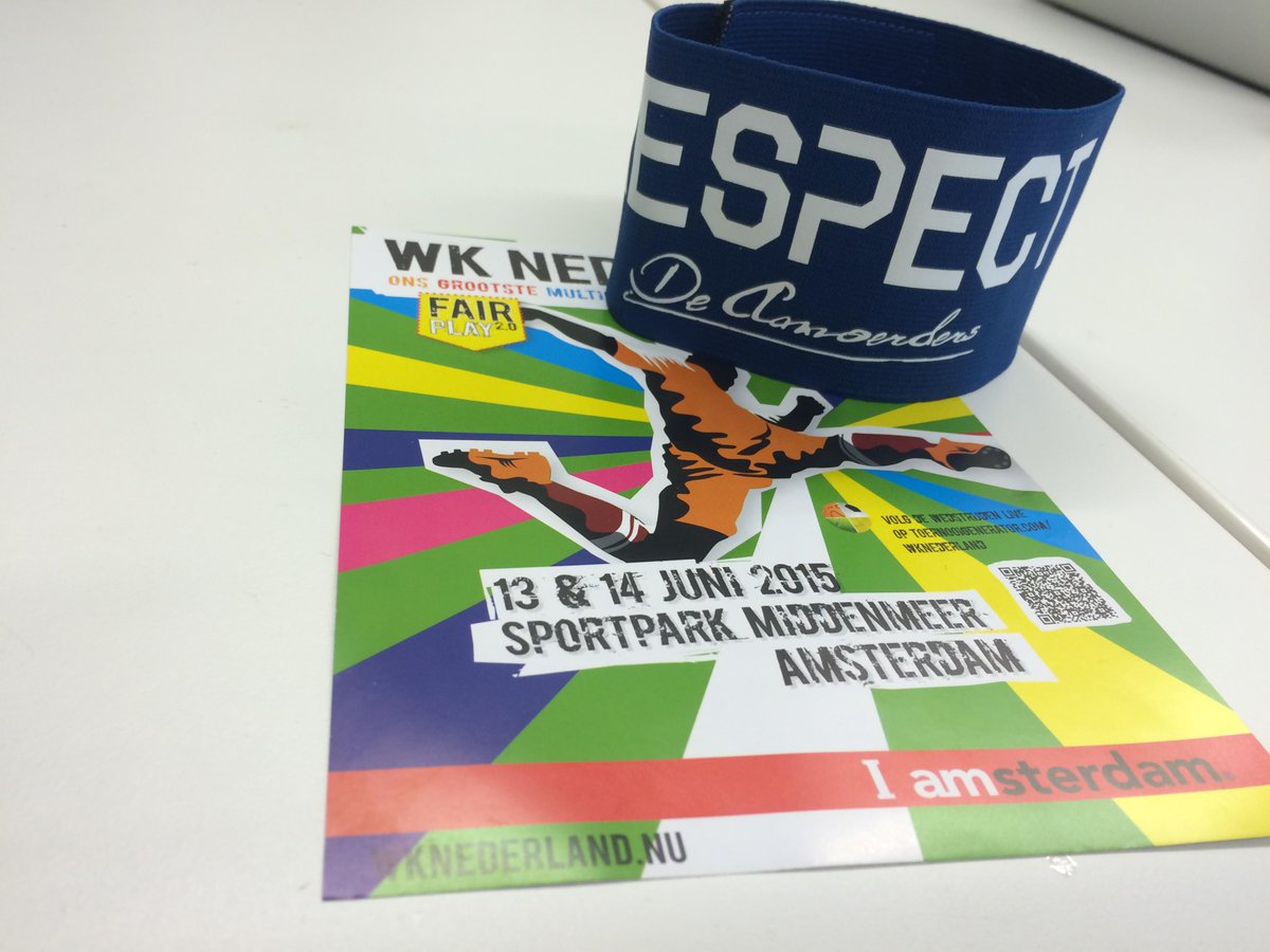 Ook in 2015 dragen de aanvoerders deze band. #Respect voor religie, kleur, sekse en seksuele voorkeur <a href="/DeAanvoerders/">De Aanvoerders</a>