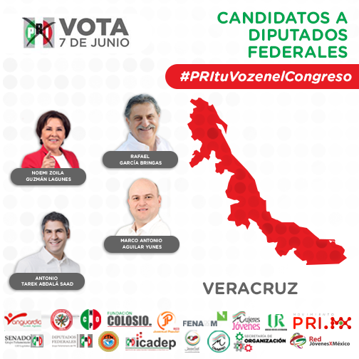 CNC_CEN's tweet photo. La #CNC apoya y respalda el proyecto de todos los candidatos PRIístas a Dip Fed por Veracruz. #PRITuVozEnElCongreso http://t.co/WOWQgT1TlV