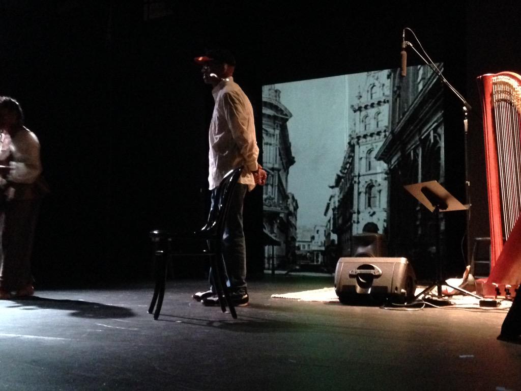 soundsculptress's tweet photo. @SFIAF 'Classic Black' Tech Rehearsal @FortMasoninSF #devorahmajor #brianfreeman @auntzet http://t.co/qKC2eOpF4K