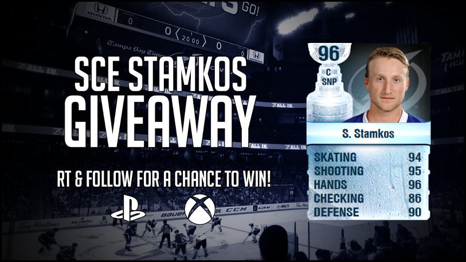 CanadianDukeYT's tweet photo. RT &amp; Follow for a chance to win this @EASPORTSNHL  HUT item, 96 SCE Stamkos!

Player Review- https://t.co/MCuCN7VINR http://t.co/oNl3fnuS8S