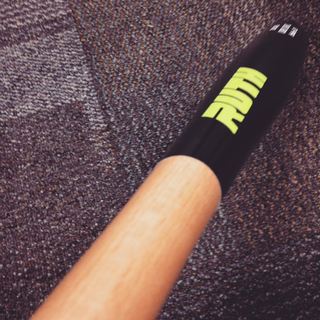 ccazz09's tweet image. Just got my @ruthbb03 bat. Psyched to swing this bat.