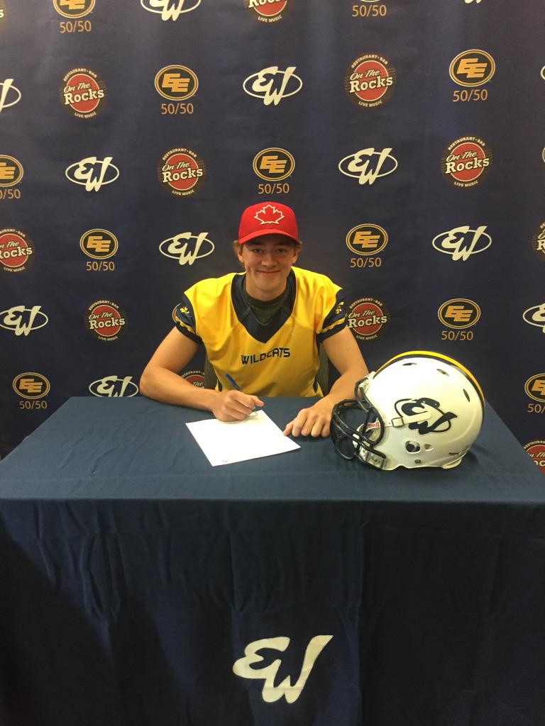 EWCATS's tweet photo. Standout athlete from Wainwright Mackenzie Lawson will be suiting up in 2015! Great addition to the REC corps! http://t.co/cjubJiOtmD