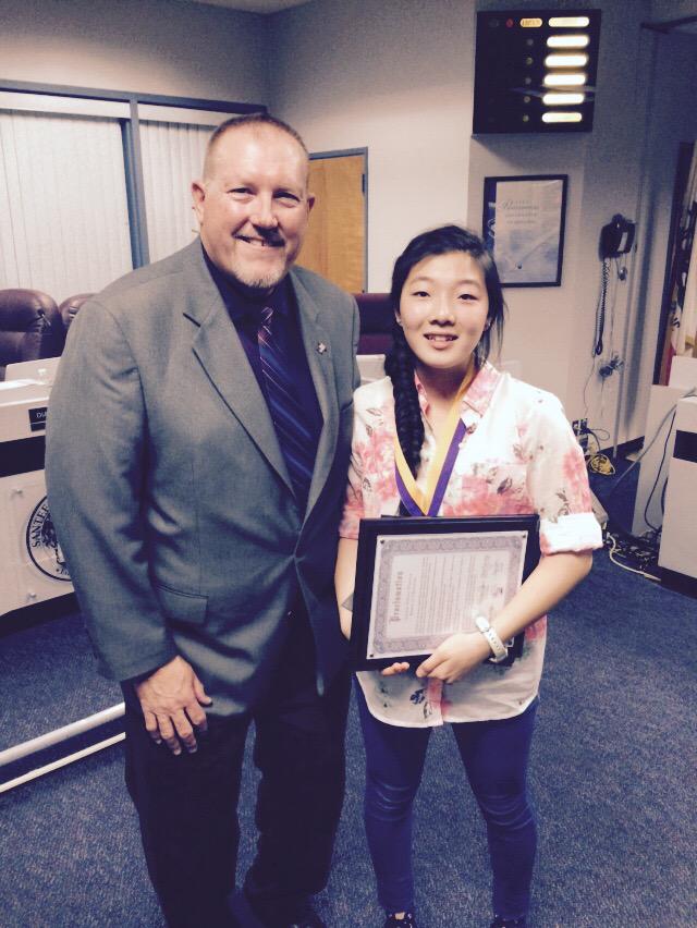johnminto58's tweet photo. Congratulations 2014-2015 Santee School District Academic Achievement Award winner. Belle Lerdworatawee http://t.co/ShsDMz2Y1x