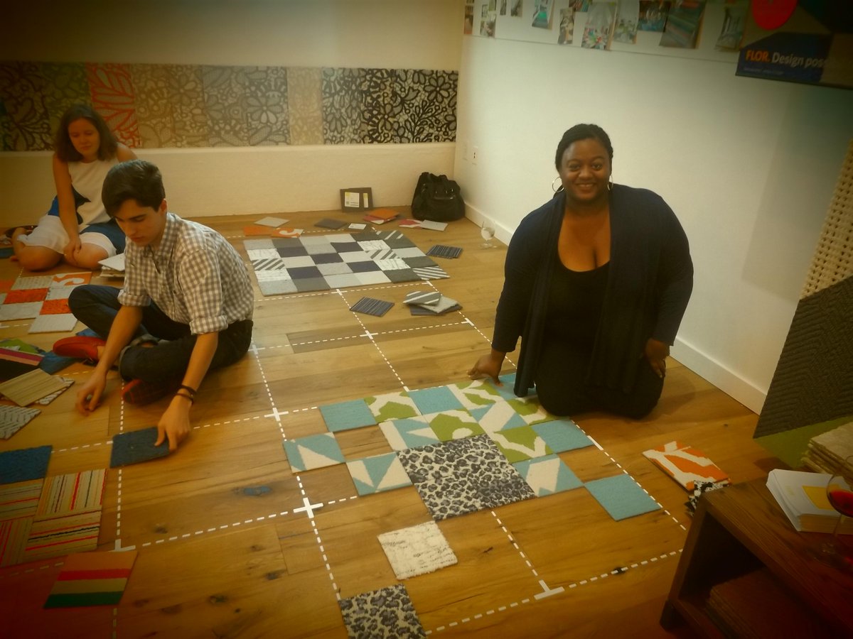 symitchell2's tweet image. Had a great time rug designing @FLOR tonight. Such a great concept.#FLORDesignChallenge2015 #RWDesign #Pinkeggshell