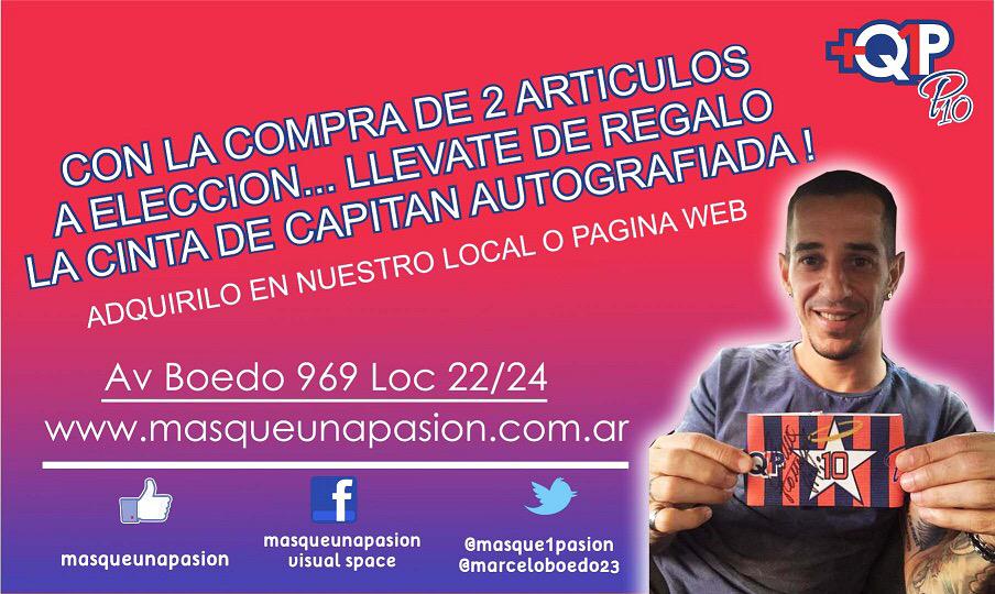 masq1pasion's tweet photo. Mña 22HS SORTEAMOS UNA CINTA DE CAPITÁN AUTOGRAFIADA ,EL Q LA GANE VA A TENER UNA SORPRESA EXTRA!DALE RT Y PARTICIPA http://t.co/dCbjYb4ri2