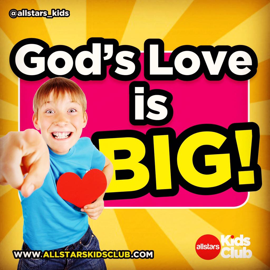 #godsloveisbig #kidmin #bibleforkids <a href="/Allstars_Kids/">Allstars Kids Club</a> #SundaySchool