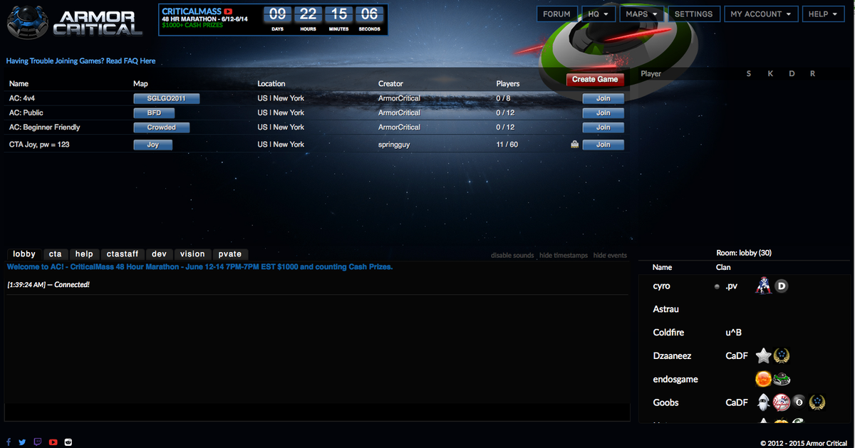 ArmorCritical's tweet image. Aesthetic upgrades made to the game lobby! armorcritical.com Play Now! #IndieGames #MMO #BrowserGames #Design