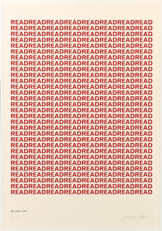 NatGalleryAus's tweet photo. Revel in Repeat Day with #MikeParr’s Red dread now @ #NGAContemporary #PrintCulture #NGAPrint http://t.co/ZMr67rhsQM http://t.co/ZdbYjzvJ4T