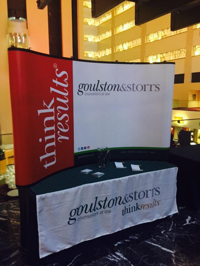 goulstonstorrs's tweet photo. #earlybirdgetstheworm We're ready for #GCConf15 @MHMarquisNYC @WickfordGroup @SYLVANIA @MetLife @KimMilesinHeels http://t.co/FlwrHVGG4S
