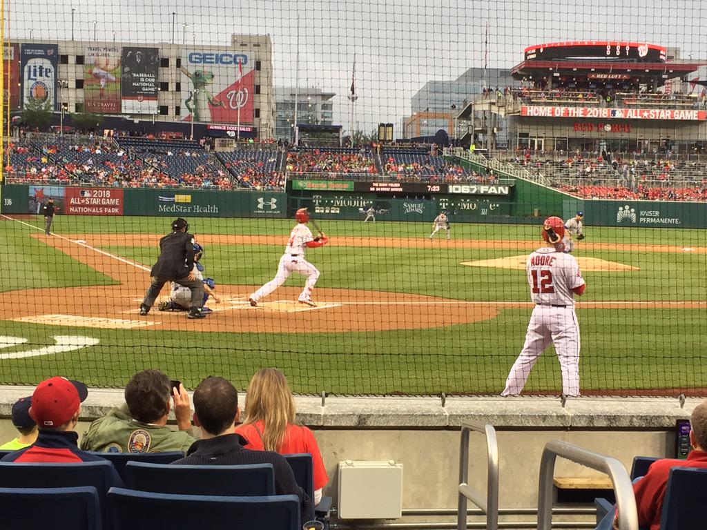 dewayne's tweet photo. Great evening at @Nationals Park! http://t.co/ADYZ6T3KIV