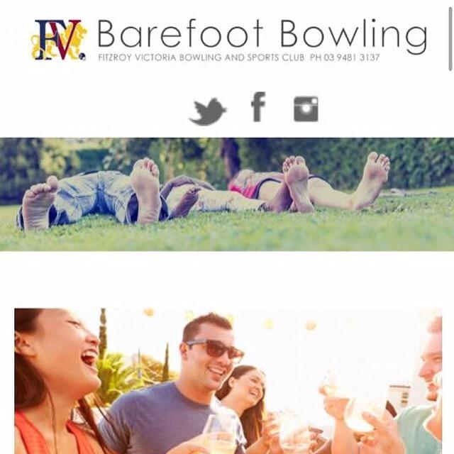 Check out Fitzroys new website! All you need to know! barefootbowling.com.au