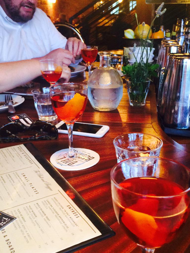 #NegroniWeek continues <a href="/BullandBeggar/">The Bull and Beggar</a> with <a href="/slfashe/">Sandy Feutz</a> <a href="/brepass/">brepass</a> <a href="/JakeFrankel/">Jake Frankel</a> #avlimbibe