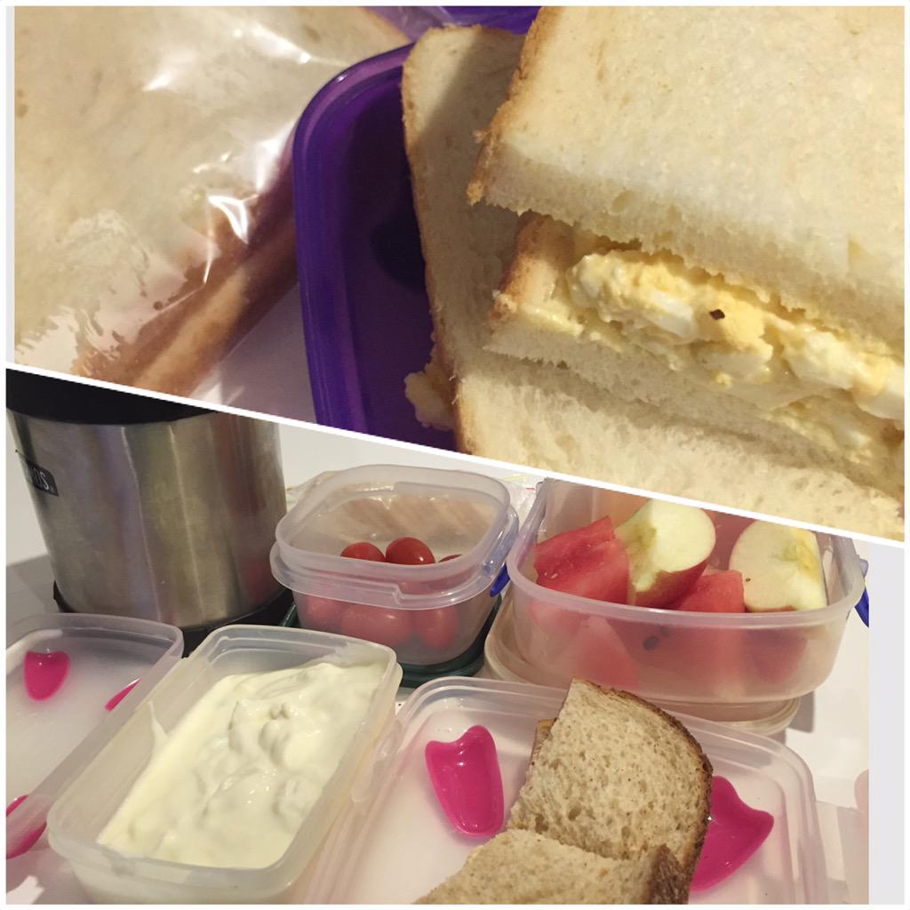 MerrynBrien's tweet photo. L's 3rd #lbl2015 lunch awfully white. While A's going for the win with her rainbow of goodness http://t.co/w10jaR6y9w http://t.co/Q7ocGPcSZ9