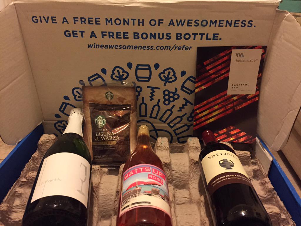 giannaorangio's tweet photo. This month is killer @WineAwesomeness #wineallthetime #Roseallday #thebacklabel @WattsUpPhoto http://t.co/LHEXytBhza