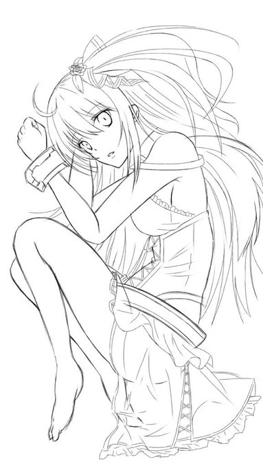 線画出来たん(っA`)ネムー

色は家に帰ってからねん…私にしては早く終わりそうん♪ 