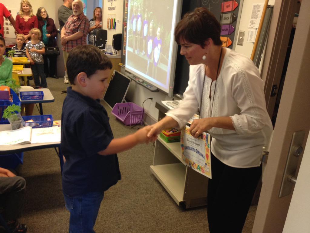 WESpolarbears's tweet photo. Celebrating #ayearoflearning with Kindergarten! http://t.co/6Xp7qYgLmX