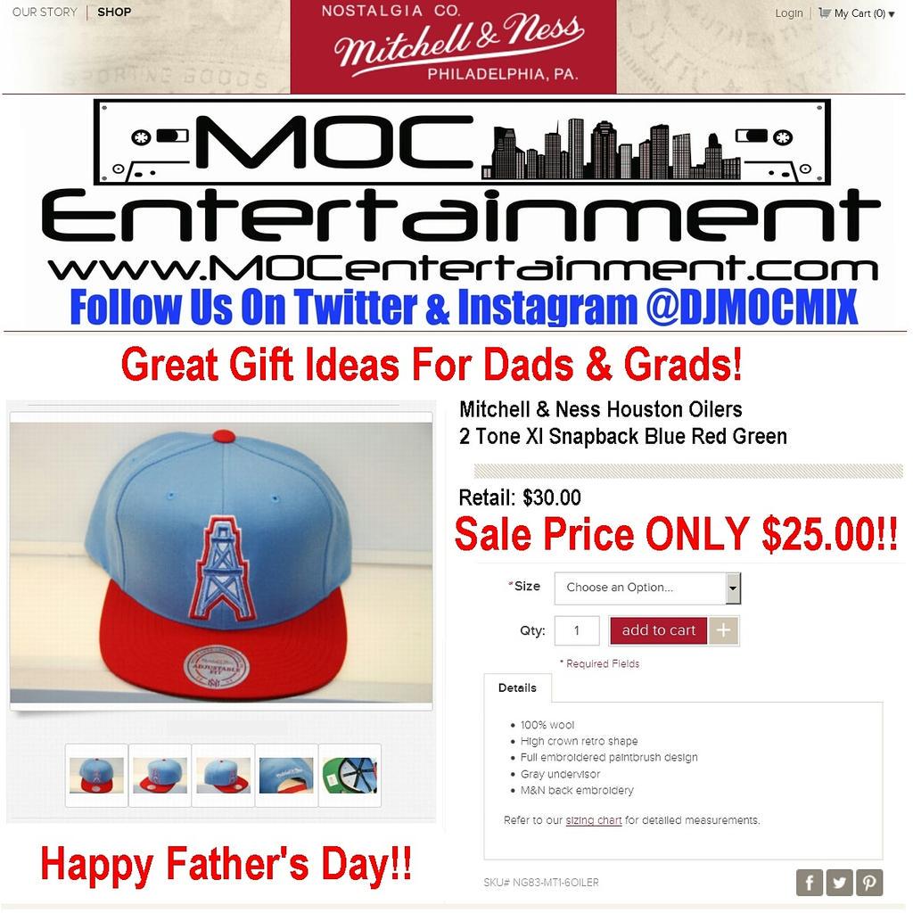 DJMOCMix's tweet photo. This #FathersDay send #Dad down #MemoryLane with this #Houston #Oilers by #MichellAndNess. https://t.co/aIK9pHjMMh http://t.co/ctyOqC8tB7