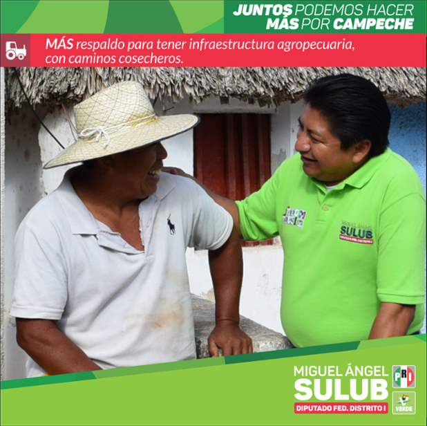 MiguelSulub's tweet photo. ¡Juntos lo vamos a lograr! #ConTodoParaTodos #MÁSporCampeche http://t.co/4yCoPVou8l