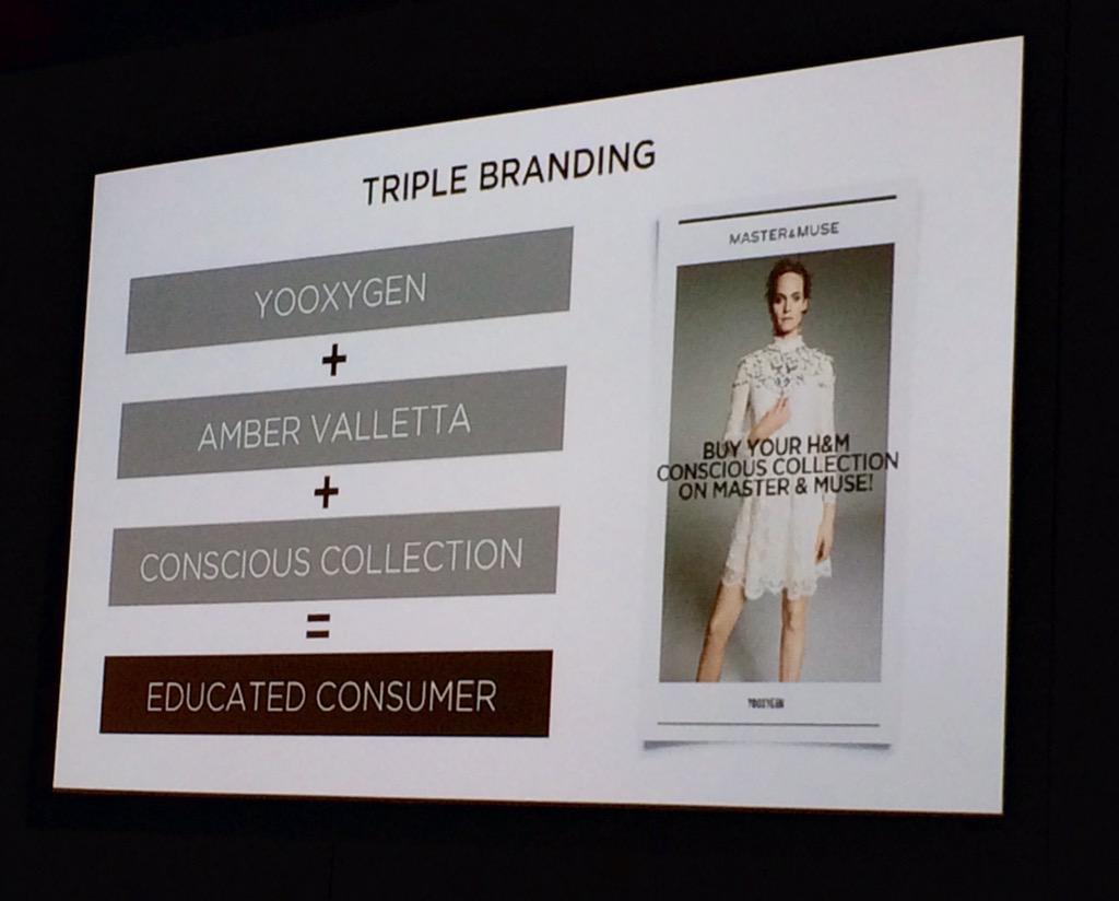 MasonErinmason's tweet photo. #triplebranding @ambervalletta #SB15sd #responsiblefashion http://t.co/R7XCQAzs3H