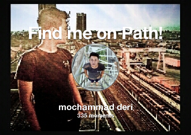 mderi_666's tweet photo. I've shared 335 memories with my friends on #Path - see them now at http://t.co/k8fvIlUuOG! #thepersonalnetwork http://t.co/FeS40P918Q
