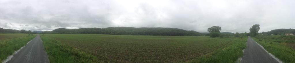 VermonTom's tweet photo. #pano #railtrail #LC802 near @johnsonstate too wet in the woods today #bikeride http://t.co/KmTBKW1RMQ