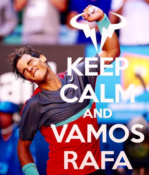  $ on you in your match. King of Clay in his   Wish Rafa a happy birthday! 