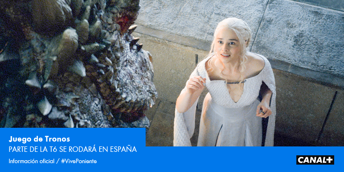 MovistarPlus's tweet photo. Hay confirmación oficial de HBO de que parte de la T6 de #JuegoDeTronos se rodará en Girona y Peñíscola #VivePoniente http://t.co/FCxF6Lhk11