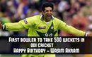 Happy Birthday, Wasim Akram; Leading wicket taker for Pakistan in ODIs &amp; Test...  