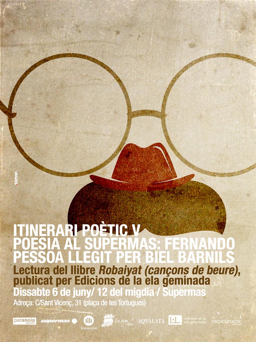 DIS.6J/12h/Supermas. Lluny del tumult inútil de pensar, gaudeix d'aquest efímer benestar...(Pessoa) al Supermercat!