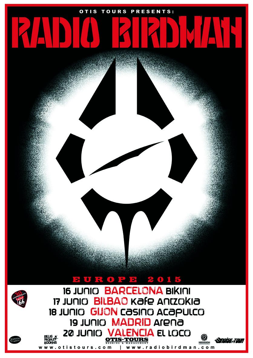2 semanas para la gira de RADIO BIRDMAN: Sorteamos 2 tix entre los q COMPARTAN / RT el cartel facebook.com/noiseontour/ph…