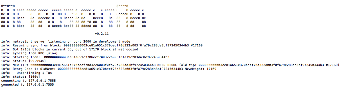 #Metrosight #API #Ascii #Art : metrocoin.co
