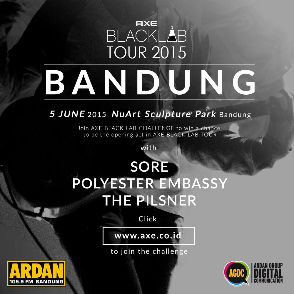 ardanradio's tweet photo. Mau tiket #AxeBlackLabTour @AXE_ID? Tinggal beli Axe 150ml, lalu tuker struk belanjanya ke Ardan Radio ya! :) #ad http://t.co/MIIc734LpD