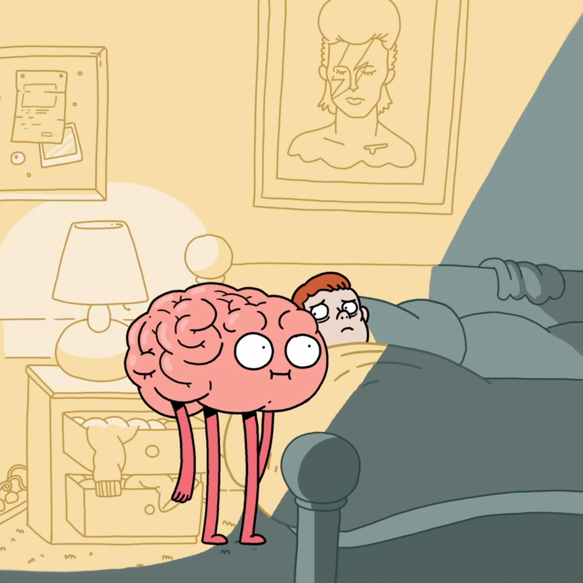 beyondblue's tweet image. Is your brain making it hard to sleep? Find out why at bit.ly/1Jcr4of #brainsareweird