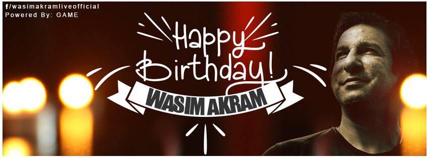 Happy Birthday to my favourite legend Wasim Akram !
Such a Great human being 