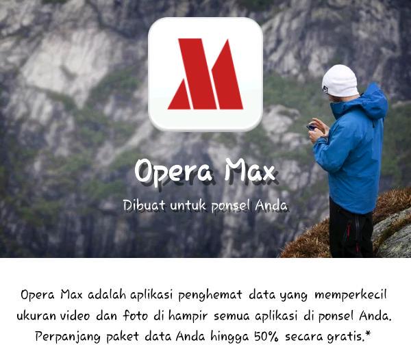 hasralgana's tweet photo. #operainmakassar New Software from Opera "Opera Max". Download and running in your smartphone. http://t.co/GjVIpws9Wu