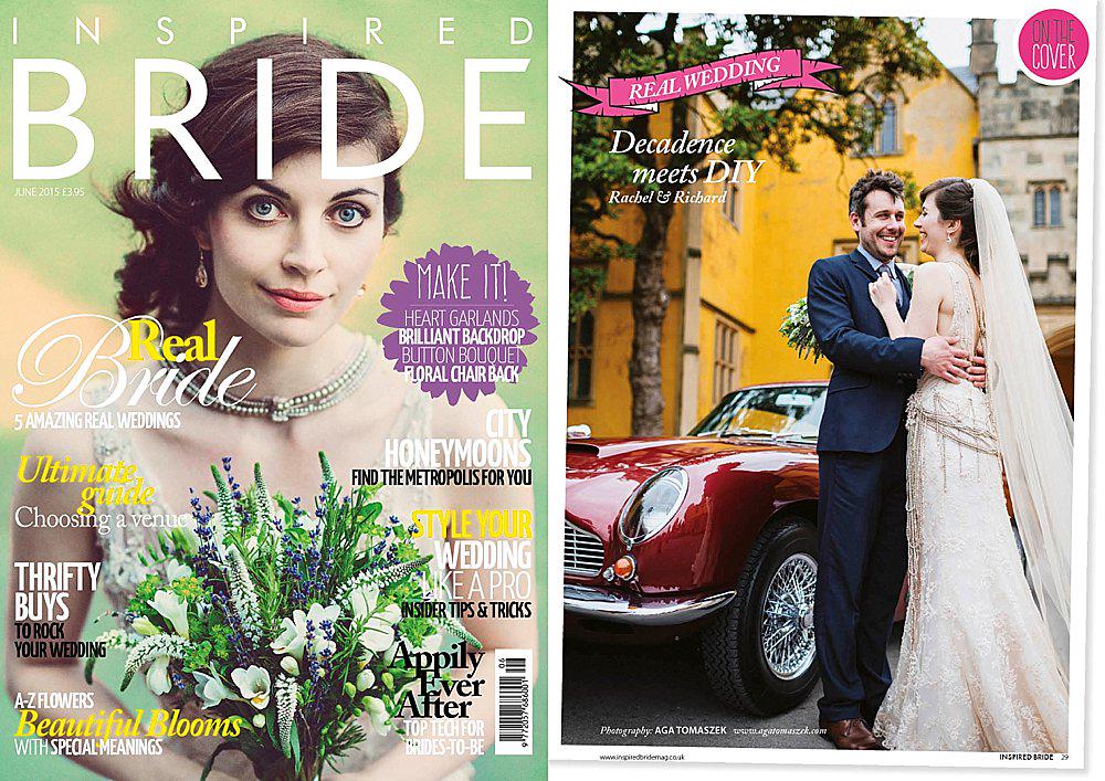 We made the cover of Inspired Bride Magazine! Check the whole feature on my blog!  agatomaszek.com/2015/06/weddin…